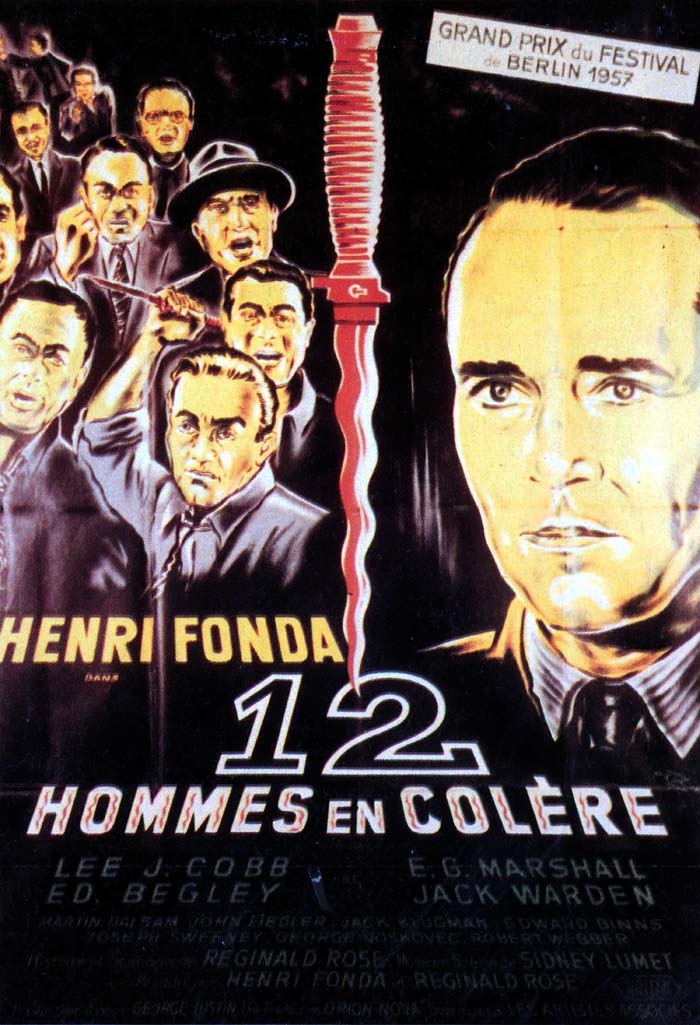 12 Angry Men (1957) vintage movie poster