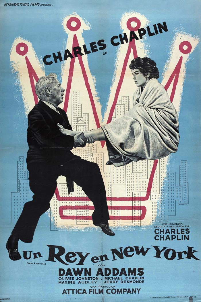 A King in New York (1957) vintage movie poster