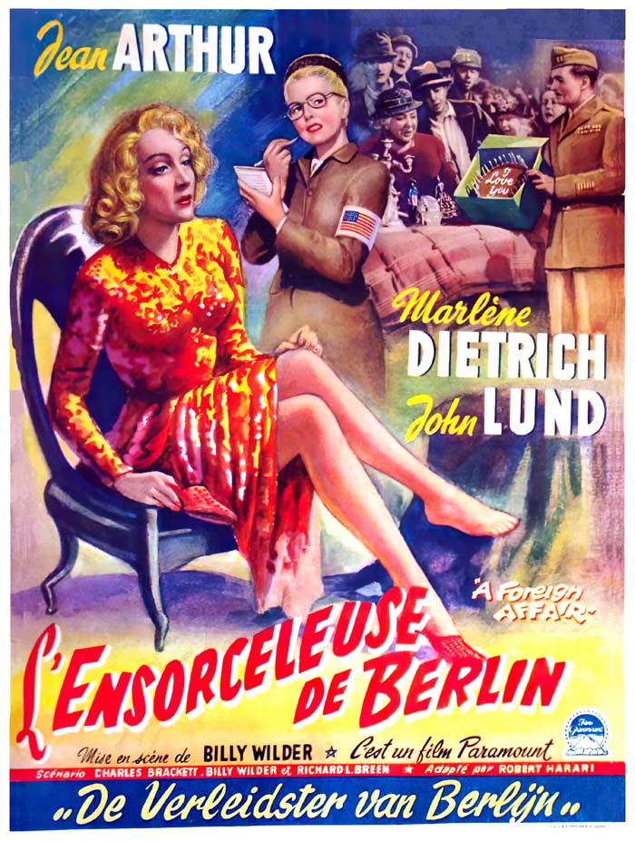 A Foreign Affair (1948) vintage movie poster