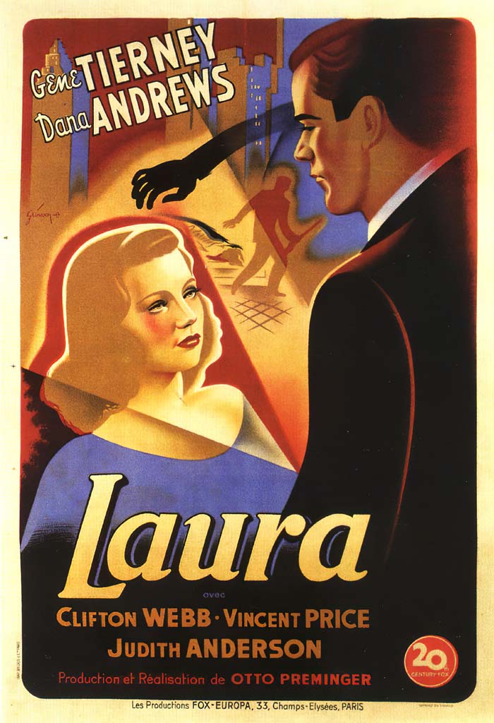Laura (1944) vintage movie poster