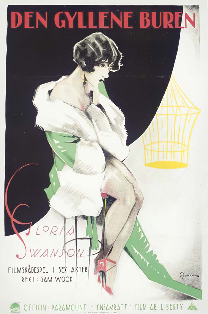 Her Gilded Cage (1922) vintage movie poster